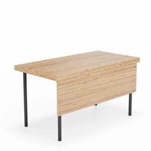 Inklapbare tafel van StaalBaron met privacy paneel