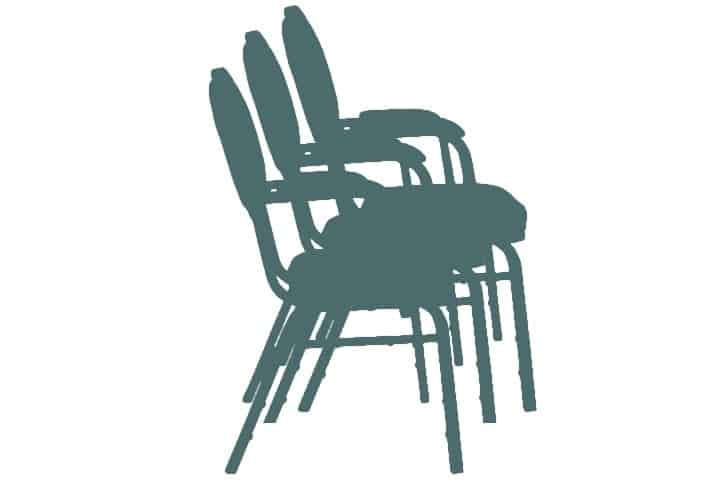 Stapelstoelen logo