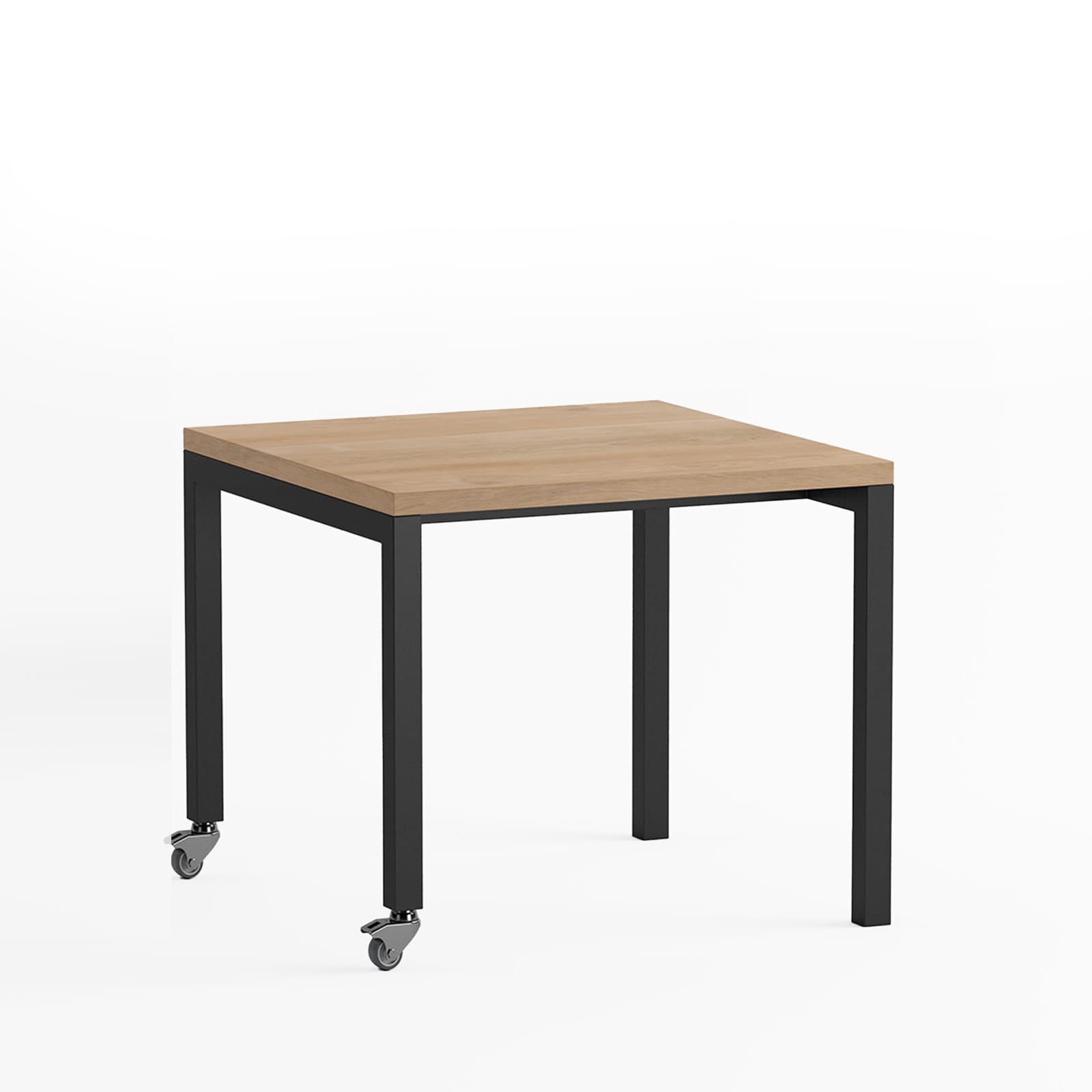 Sensi Forti S veilgi tafel met hout 1600x1600 Stabiele tafel met metalen poten