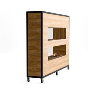 Industriële verrijdbare openhaard