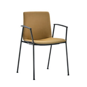 Gestoffeerde-stapelstoel