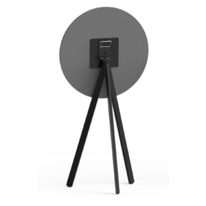 Ingeklapte statafel rond blad horeca