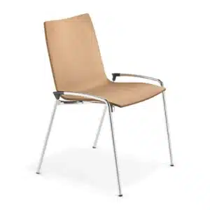 Conferentiestoel met hout