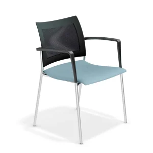 Stapelbare evenementen stoel met armleuning