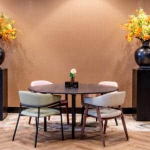 Verrijdbare inklapbare tafel